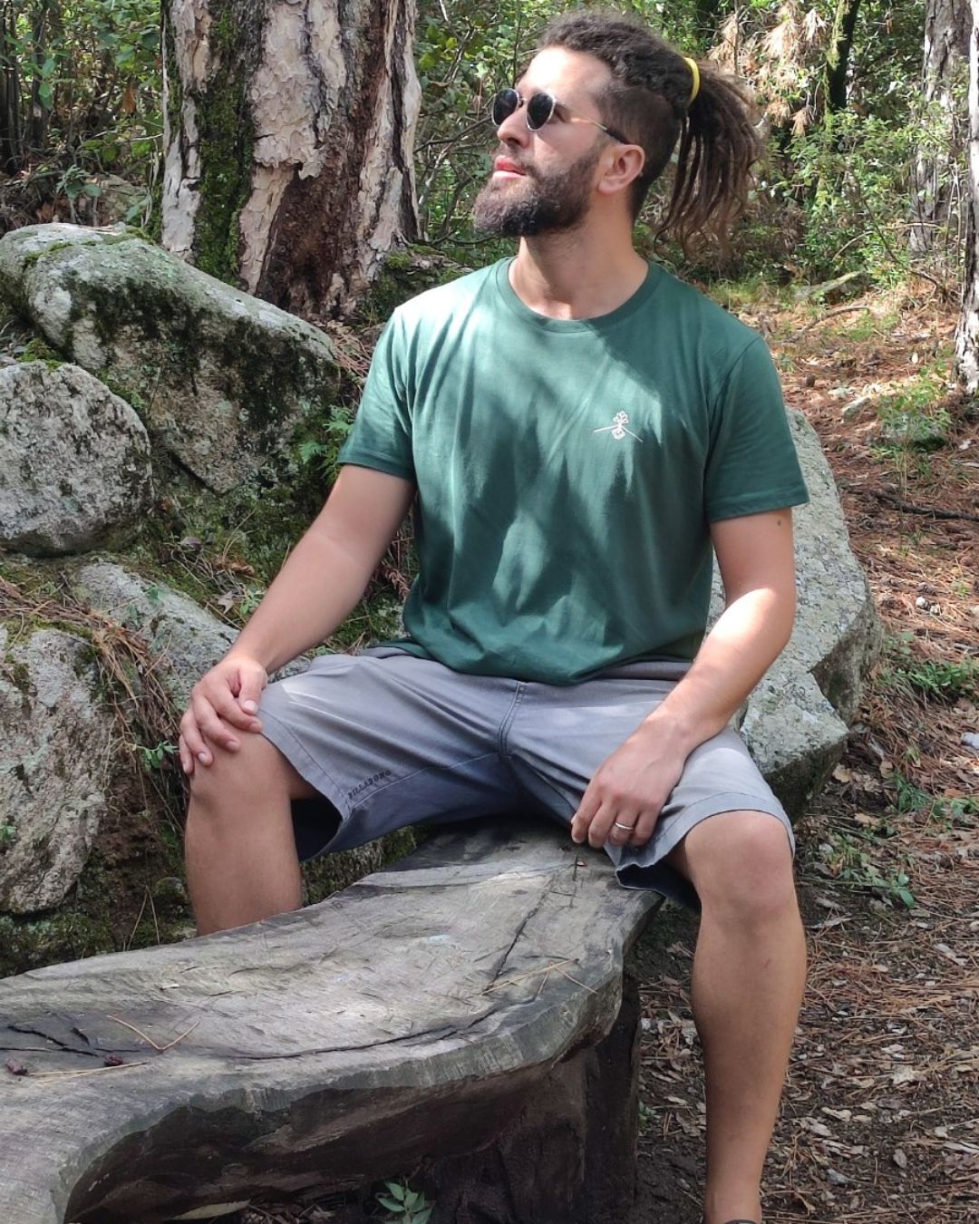 Regular fit t-shirt - Mineral Green