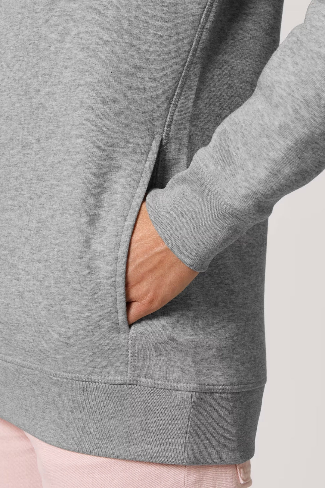 Regular fit hoodie - Heather Grey