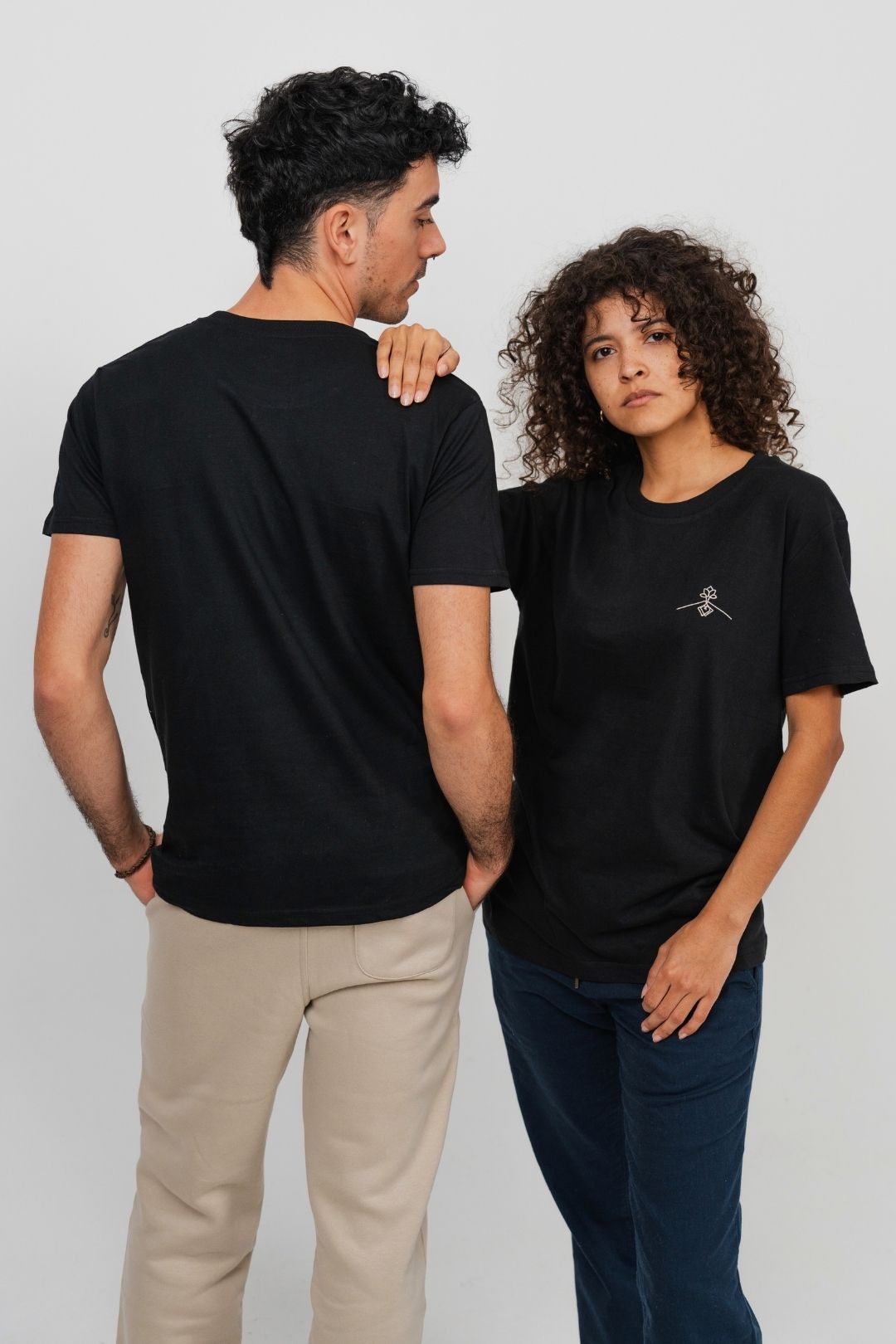 T-shirt coupe classique - Noir
