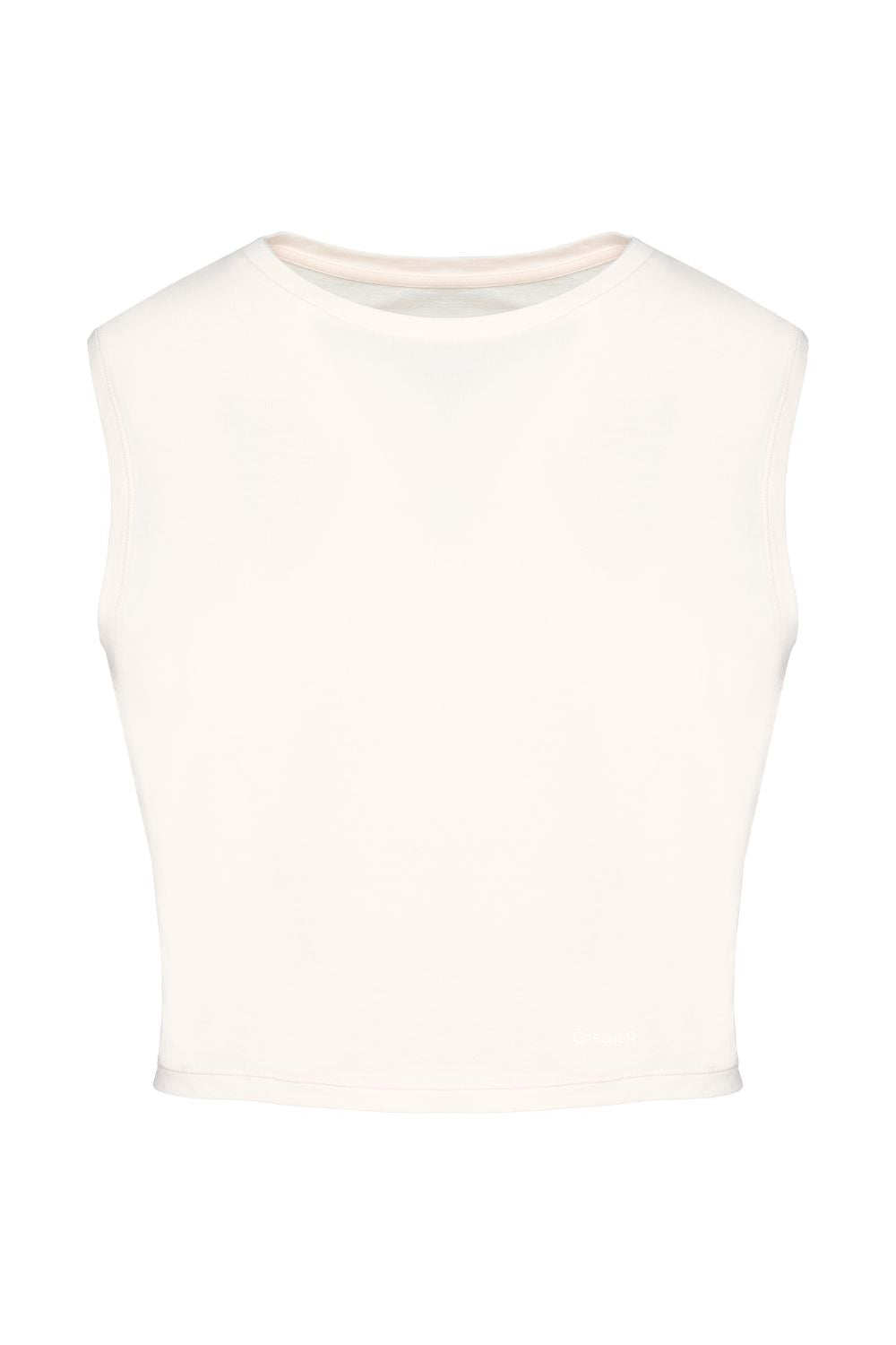 Crop Tank Top - Antique Ivory