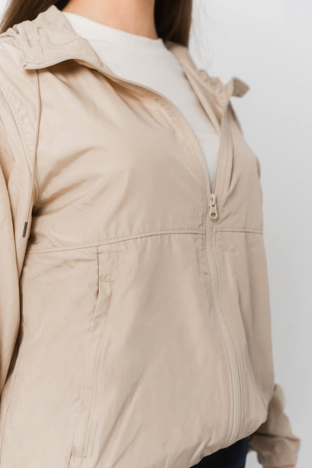 Cortavientos ligero - Beige