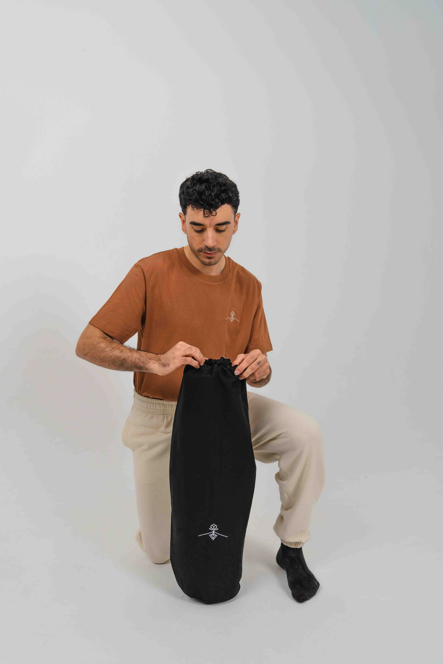 Bolsa de yoga con bolsillo oculto - Negro
