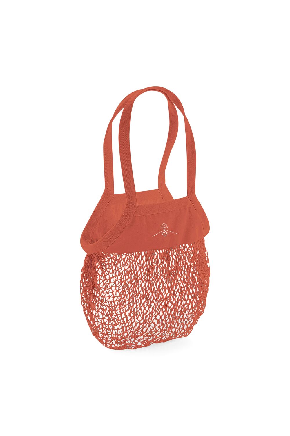 Sac filet 100% coton biologique - Orange Sanguine