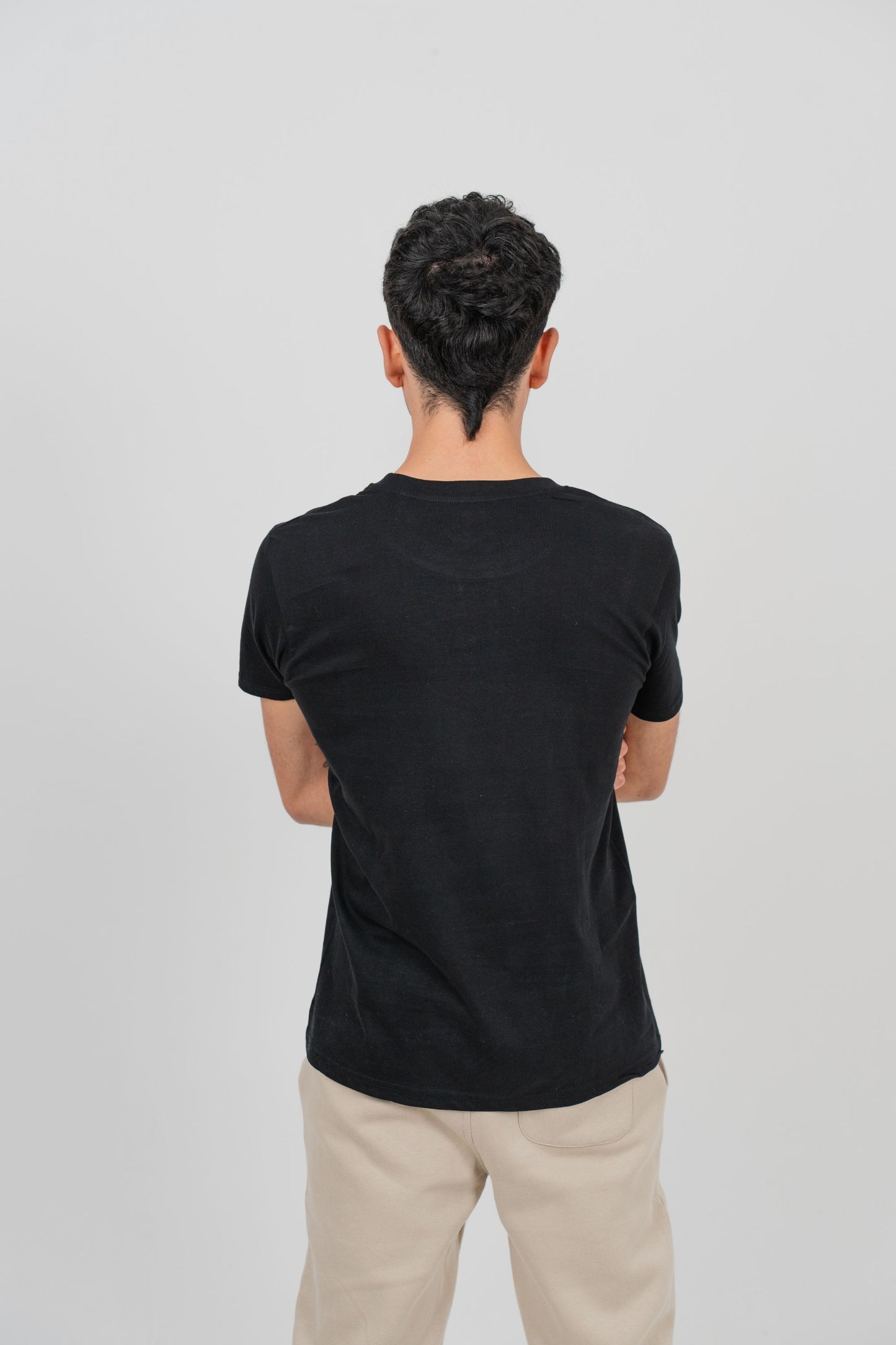 Camiseta regular fit - Negro