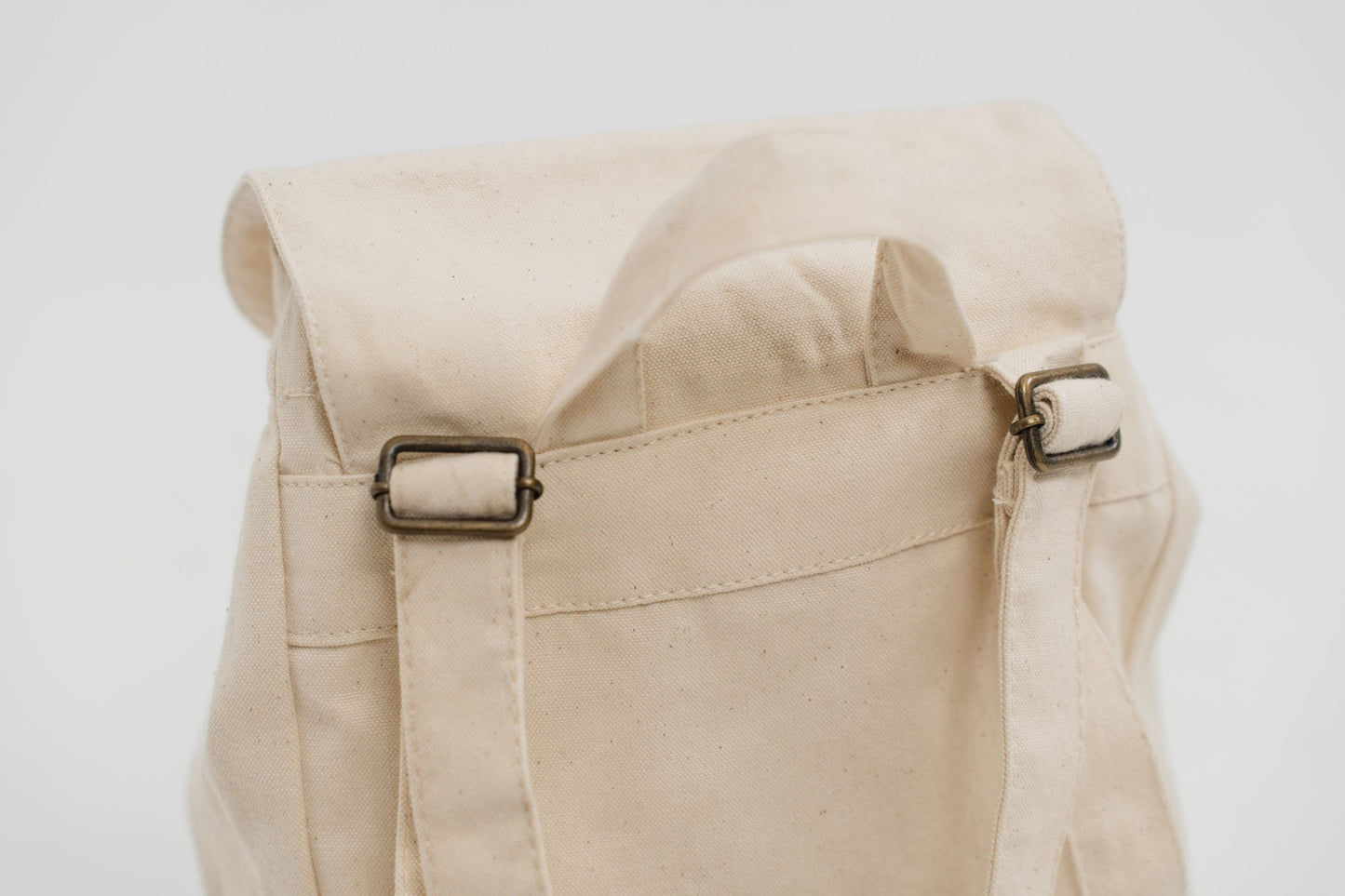 Mochila ligera cierre con cuerda - Natural