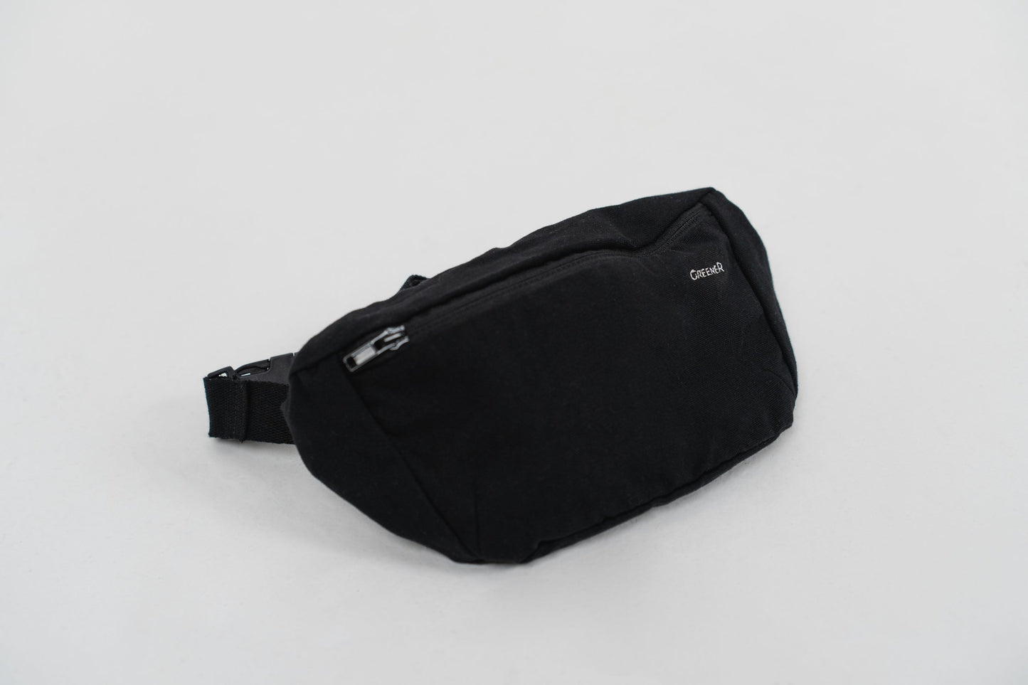 Riñonera sostenible bolsillo interior - Negro