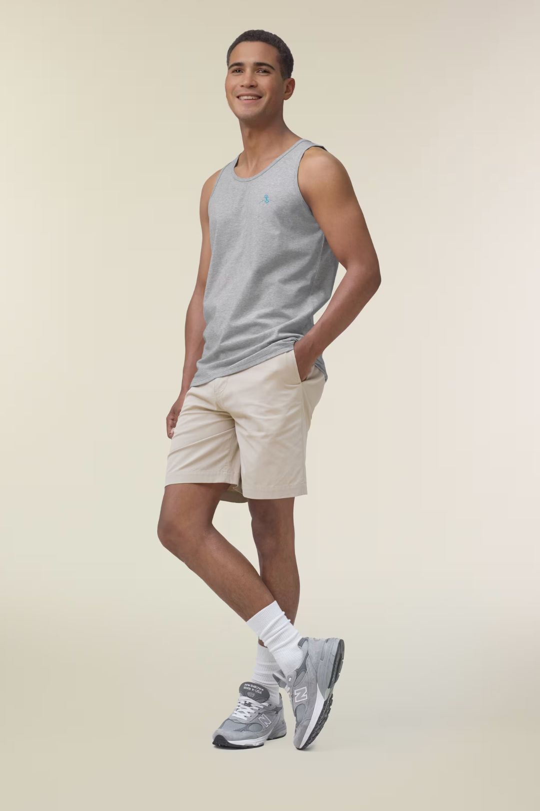 Fitted Tank Top - Heather Grey
