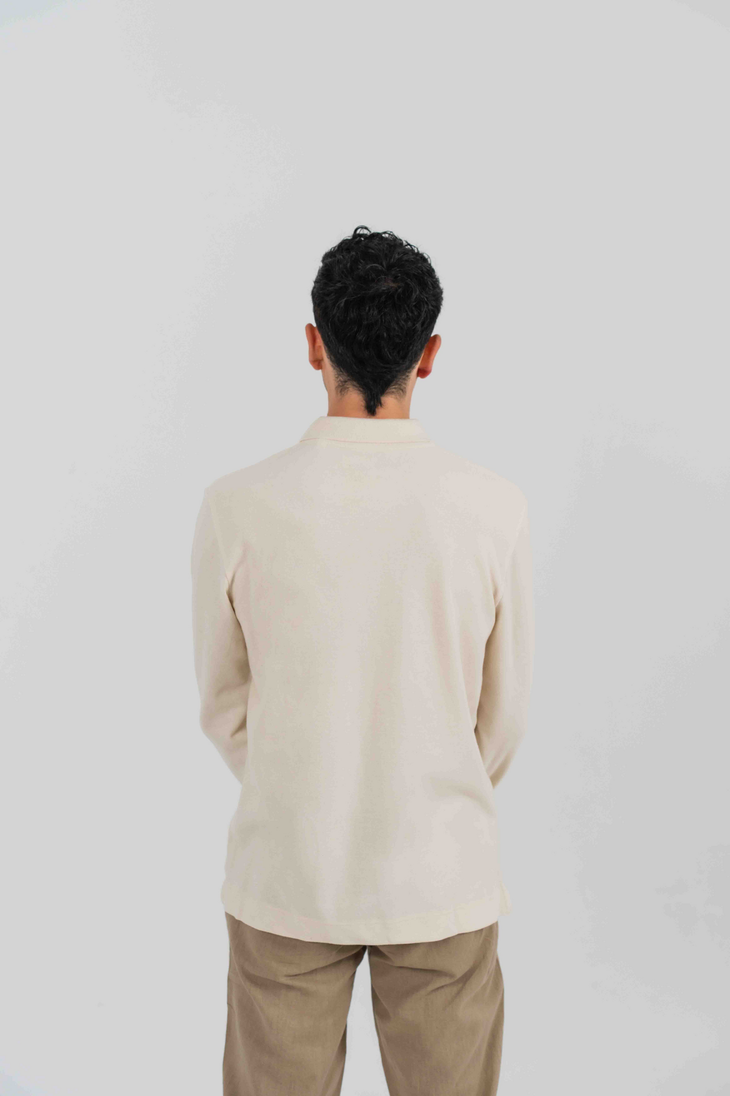 Polo 100% algodón orgánico fit - Natural