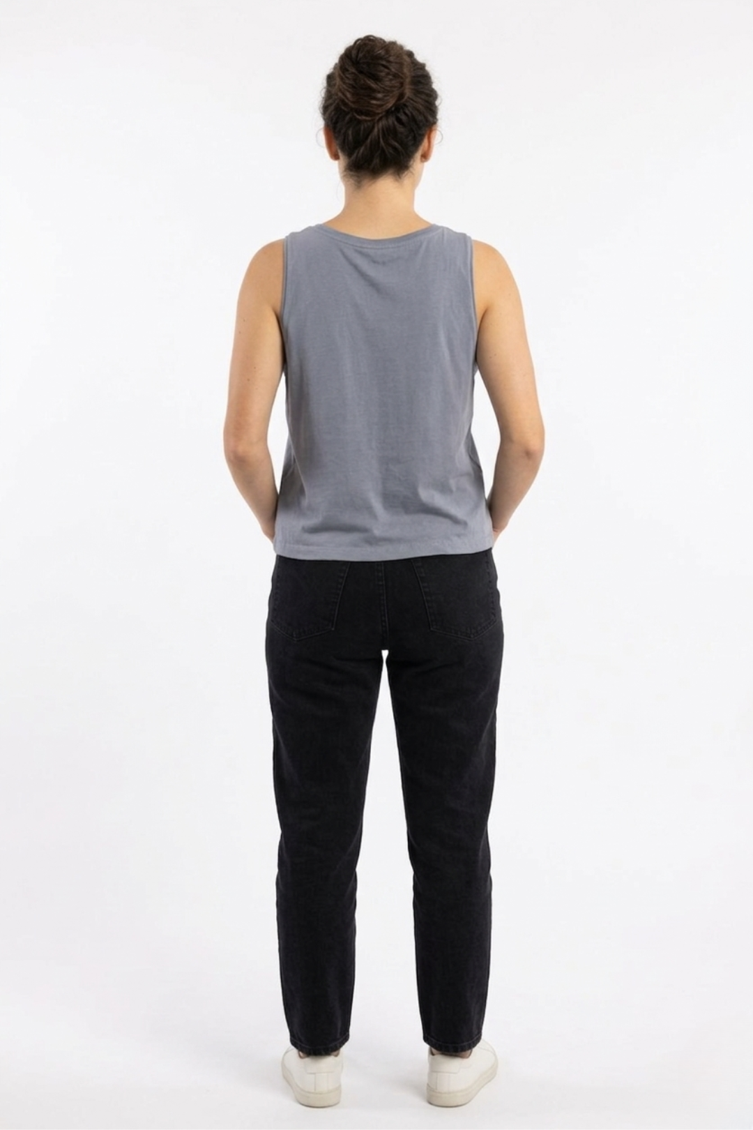 Loose Tank Top - Lavender Grey