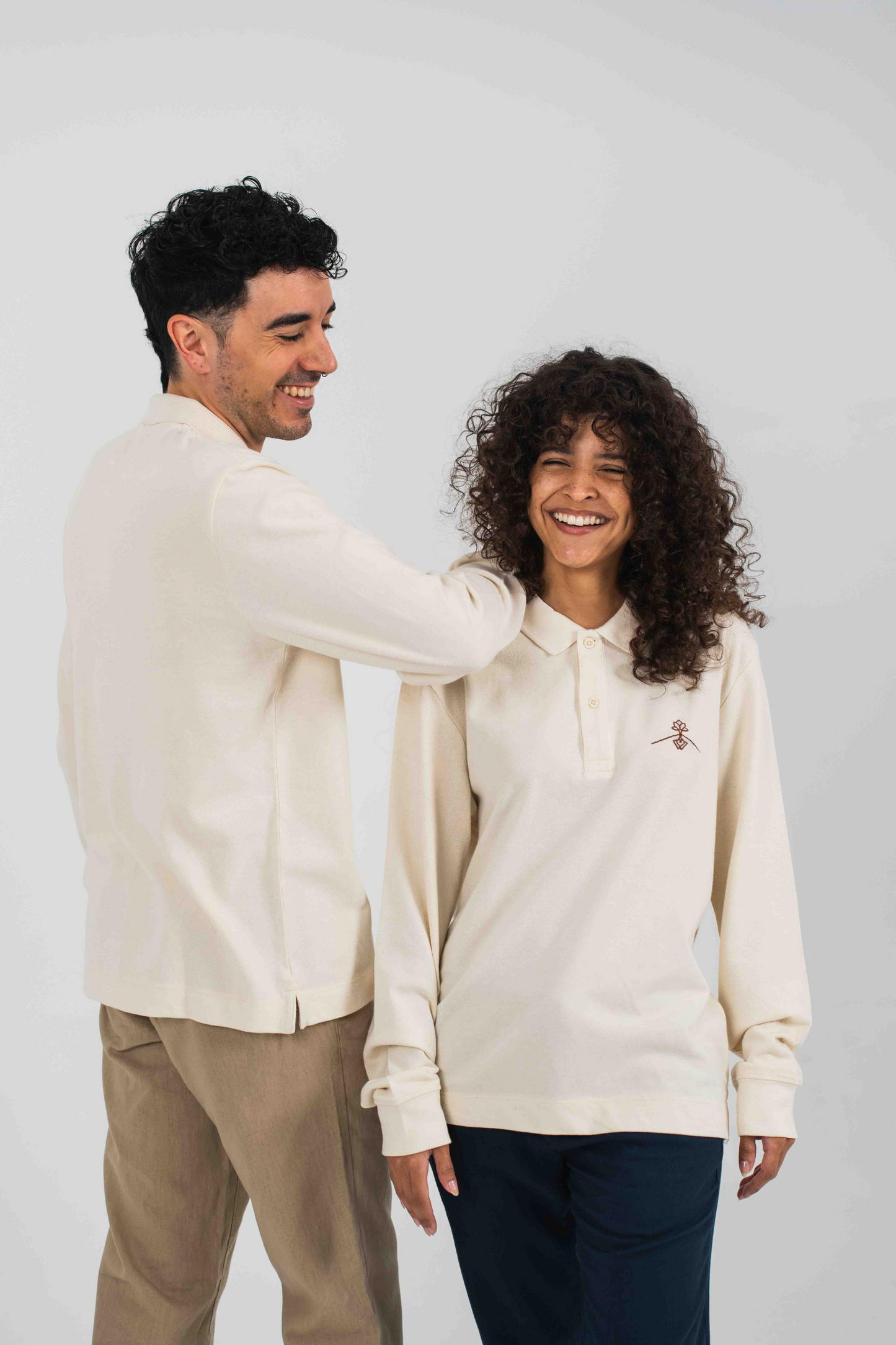 Polo 100% algodón orgánico fit - Natural