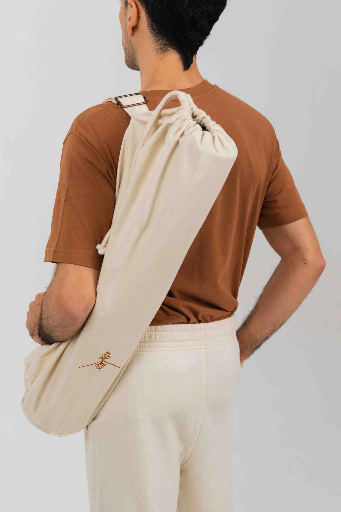 Yoga Bag with Hidden Pocket - Natural