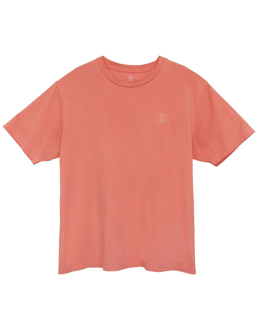 Oversized 100% organic cotton T-shirt - Salmon Pink