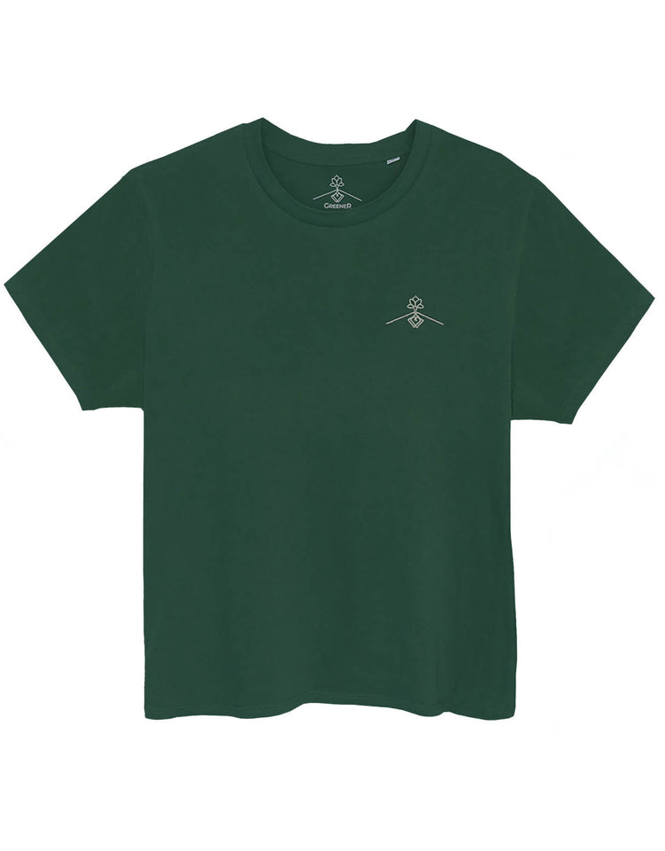Camiseta regular fit - Verde Mineral