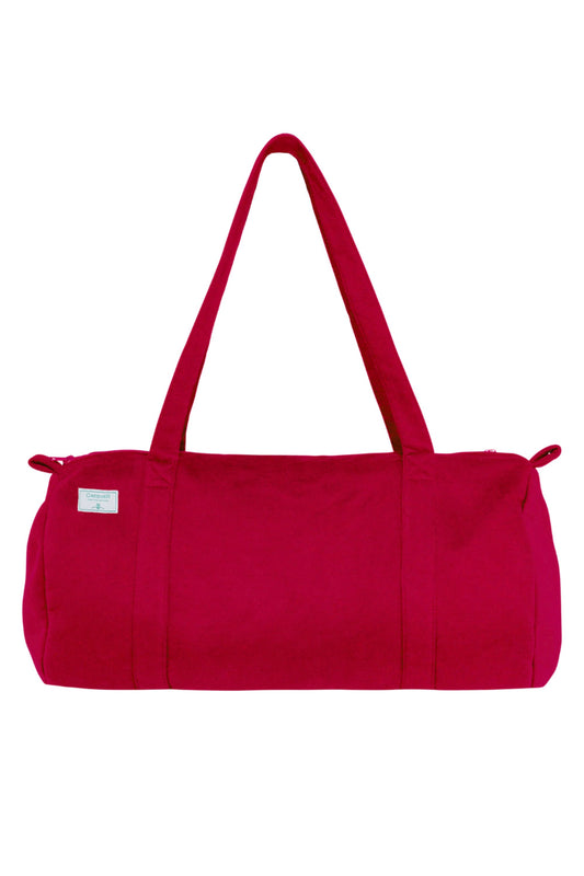 Sac durable avec poches - Hibiscus rouge