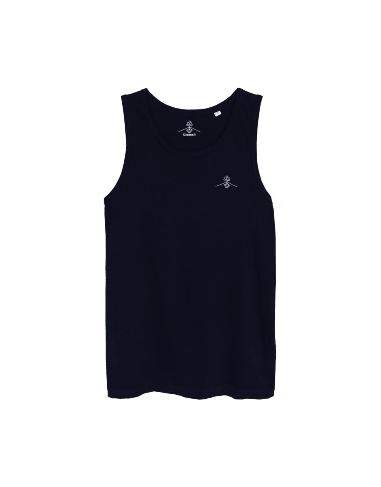 Fitted Tank Top - Navy Blue