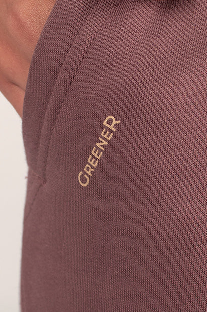 Pantalón jogger algodón orgánico - Amatista Rosa