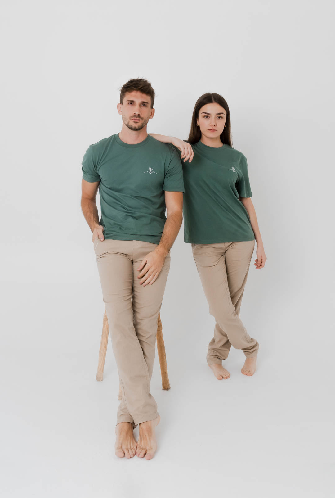 Regular fit linen trousers - Arena