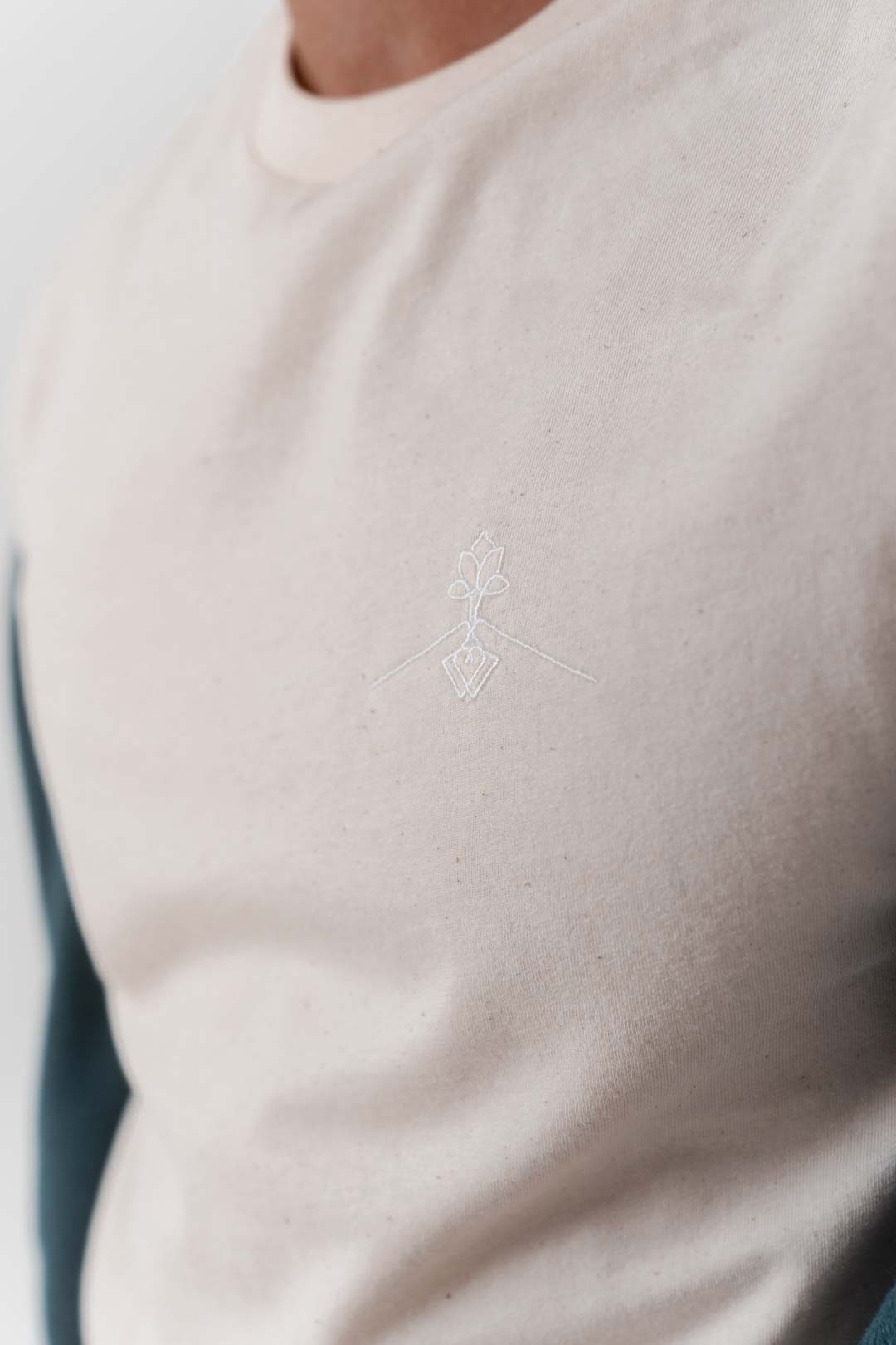 Camiseta regular fit 100% algodón orgánico - Natural