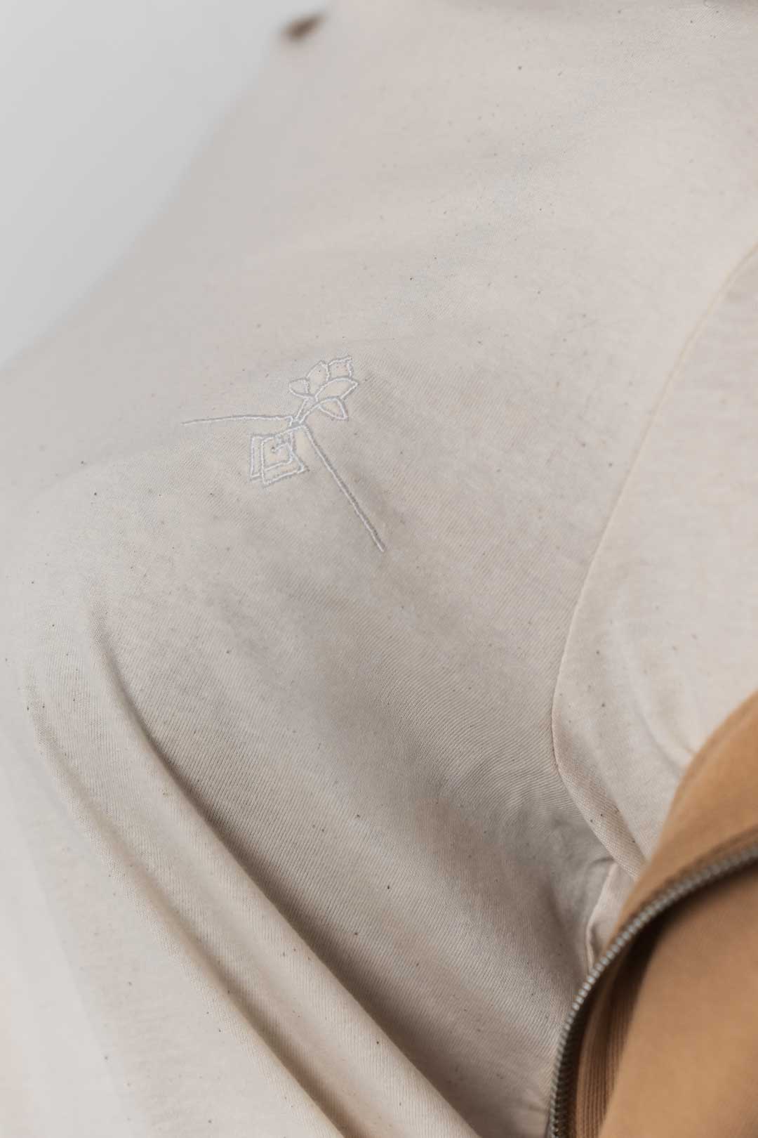 Camiseta regular fit 100% algodón orgánico - Natural