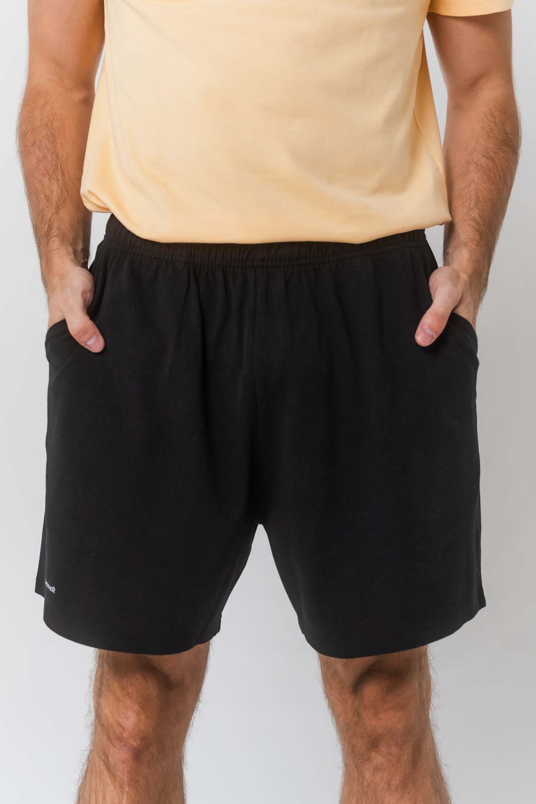 Pantalón corto suelto algodón orgánico - Negro