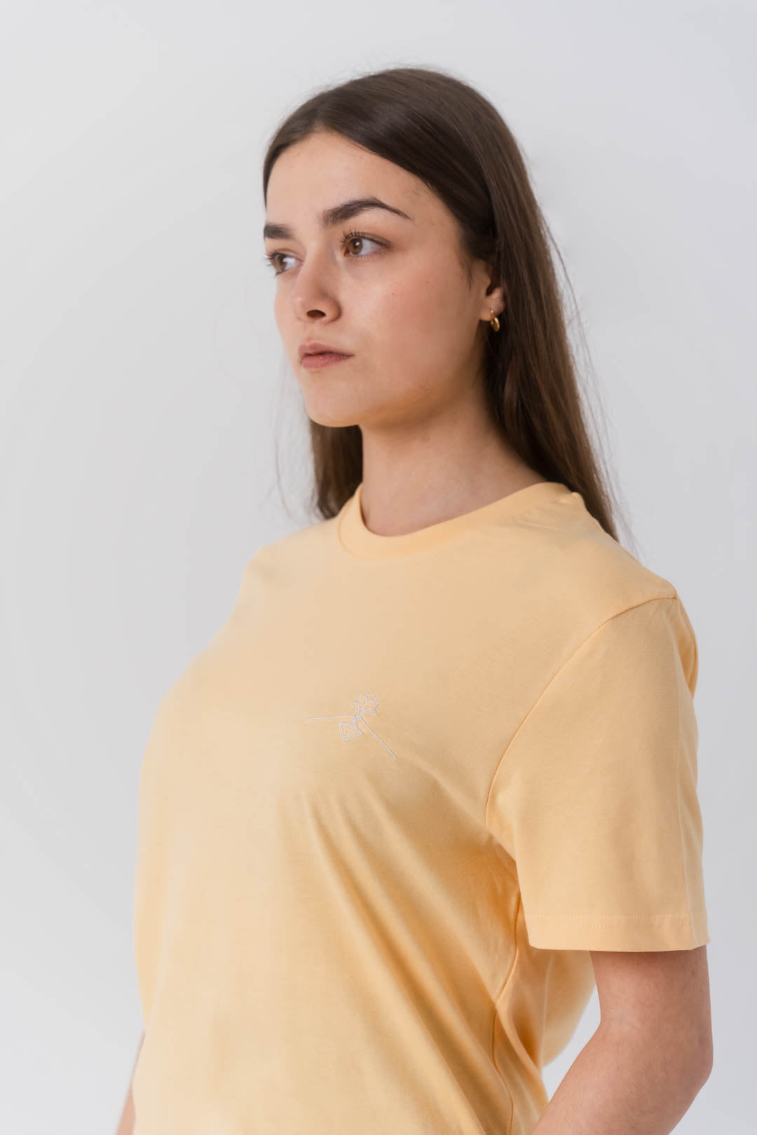 Camiseta regular fit 100% algodón orgánico - Nispero