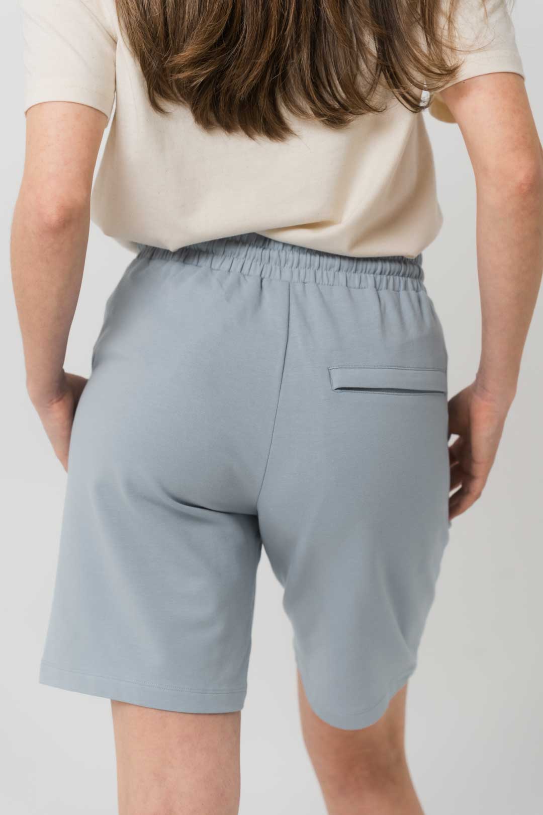 Pantalón corto Tencell - Azul Cielo
