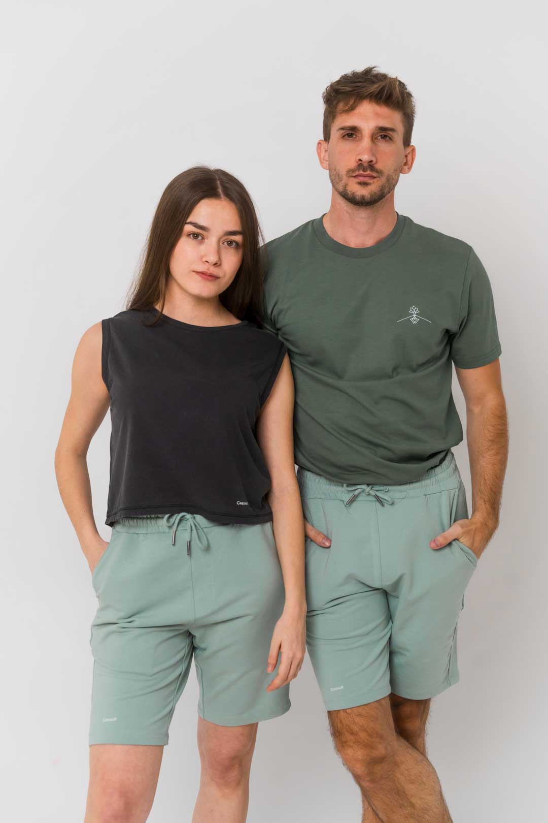 Tencell Shorts - Jade Green