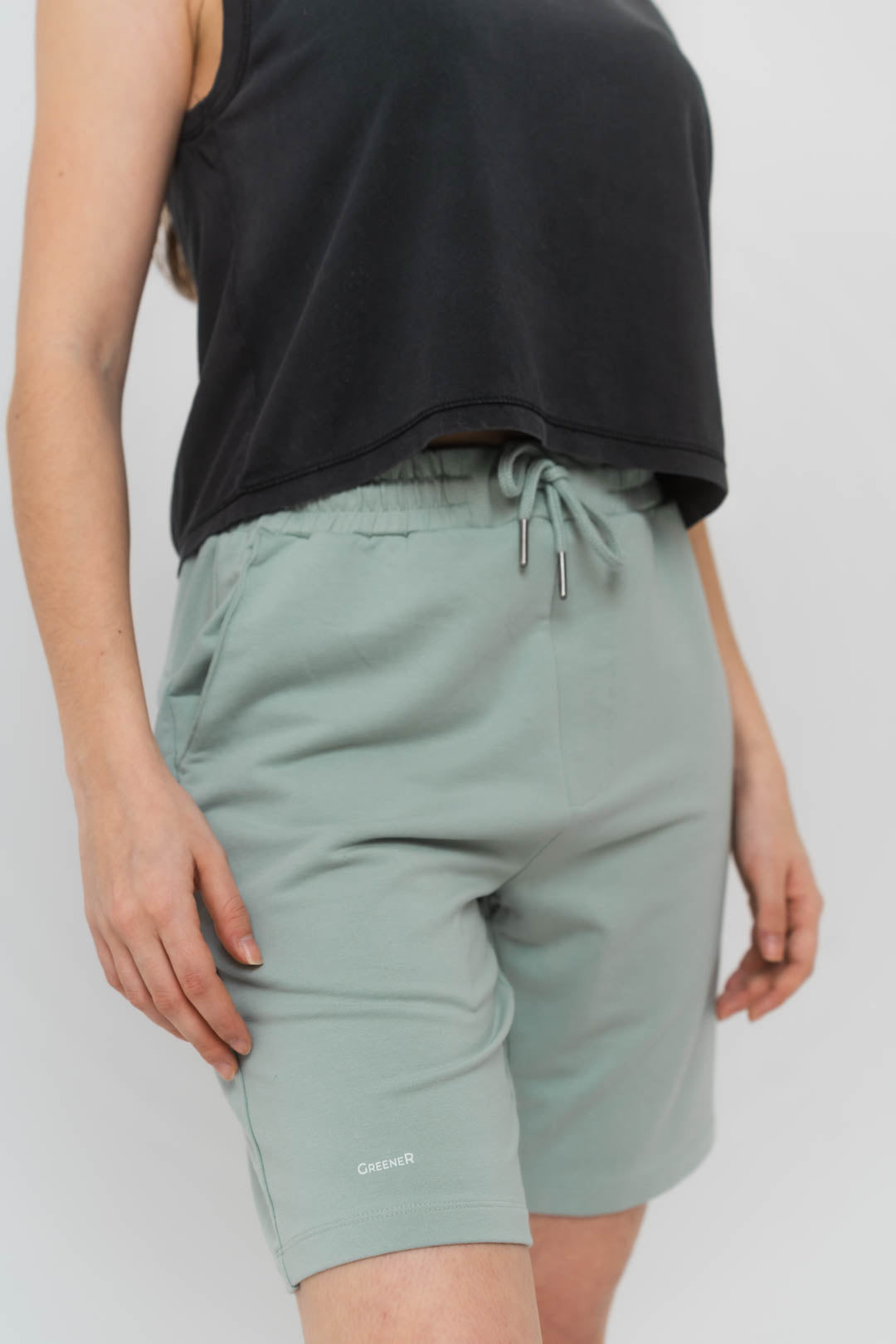 Tencell Shorts - Jade Green