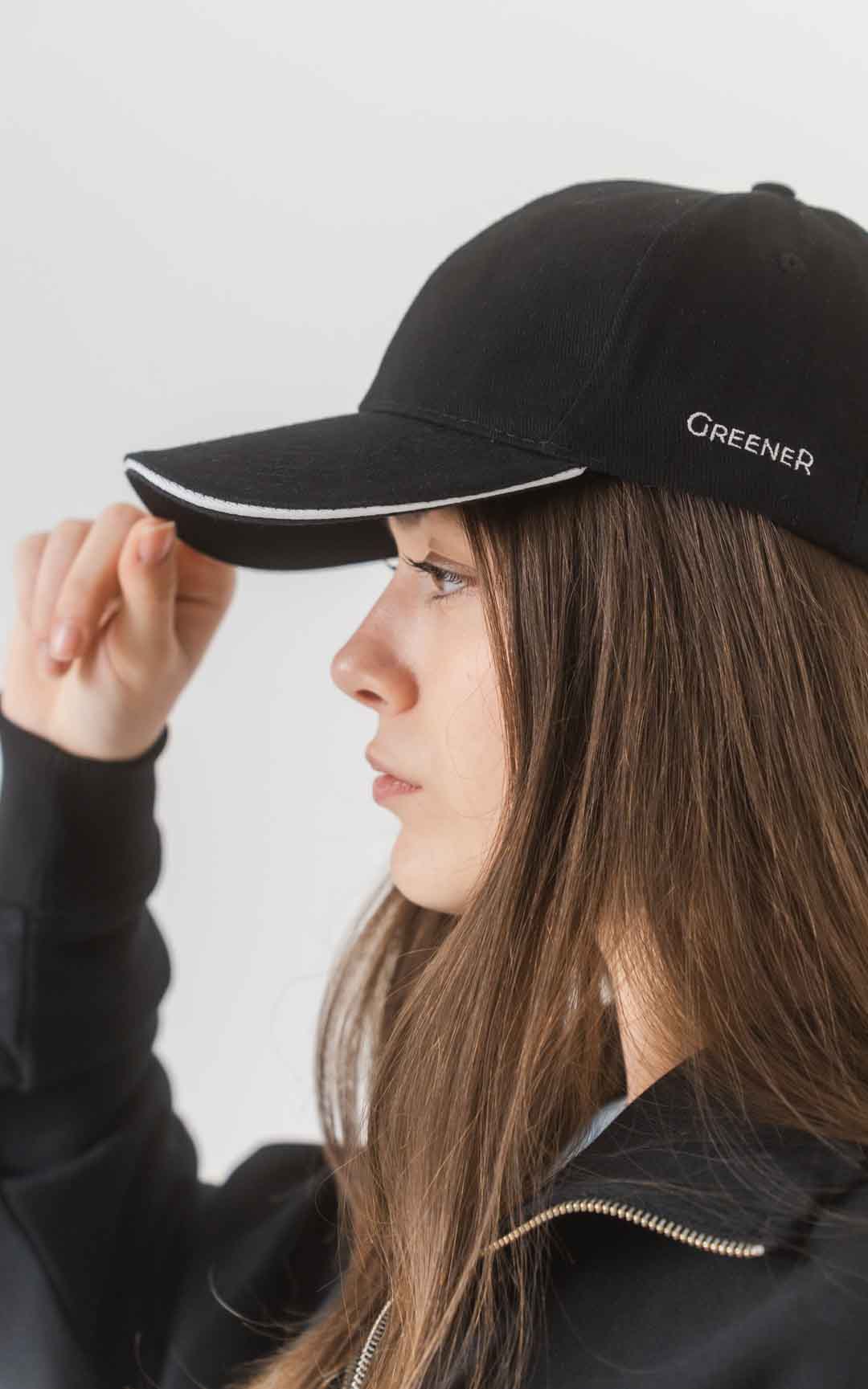 Gorra hebilla metálica ajustable - Negra