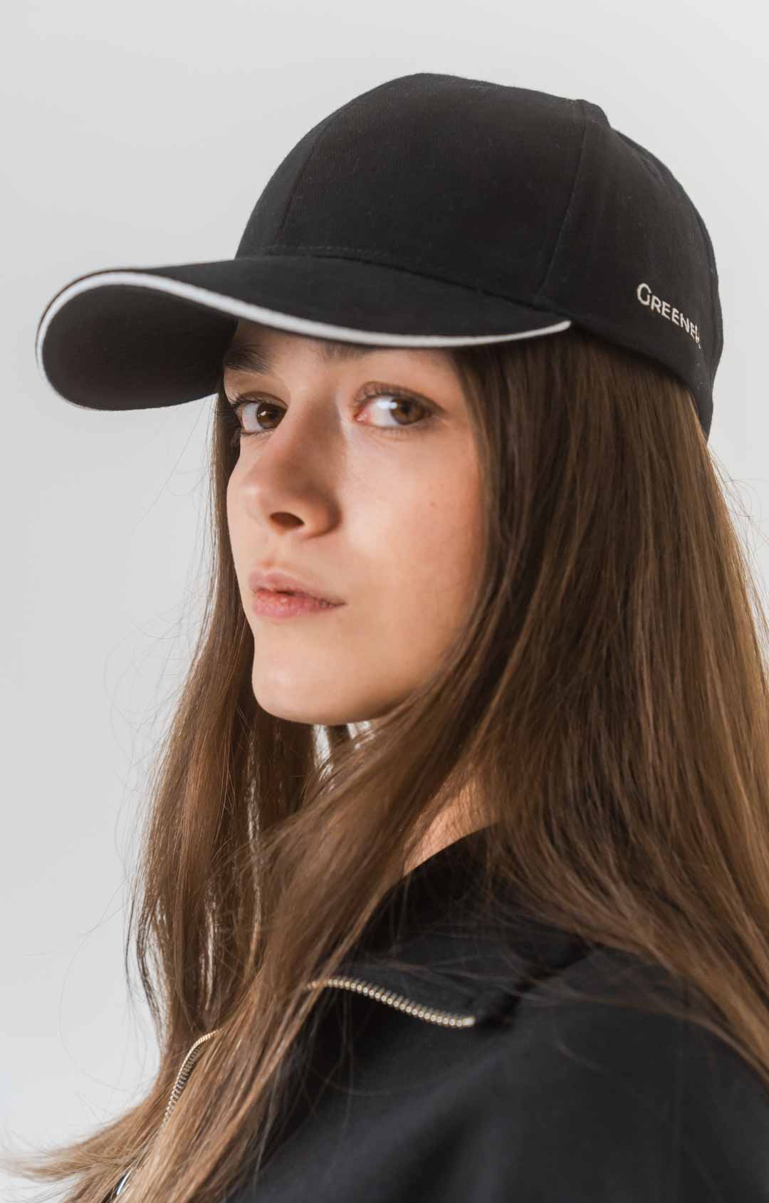 Gorra hebilla metálica ajustable - Negra