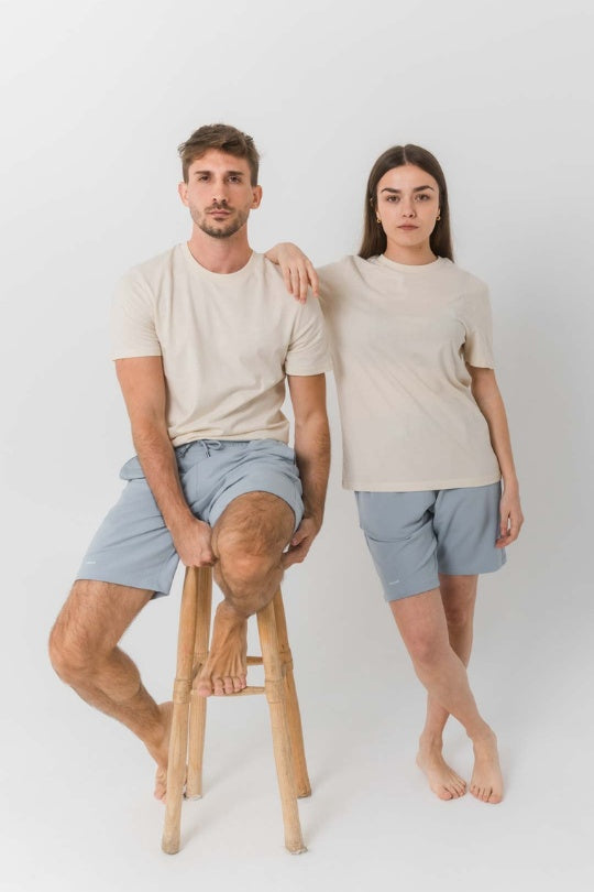 Camiseta regular fit 100% algodón orgánico - Natural
