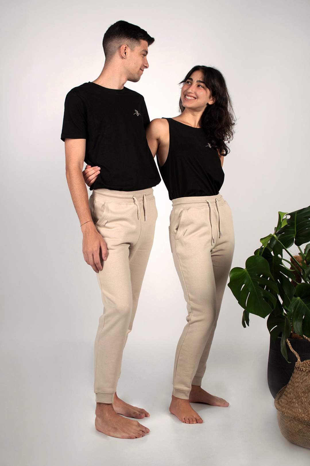 Pantalón jogger algodón orgánico - Arena del Himalaya