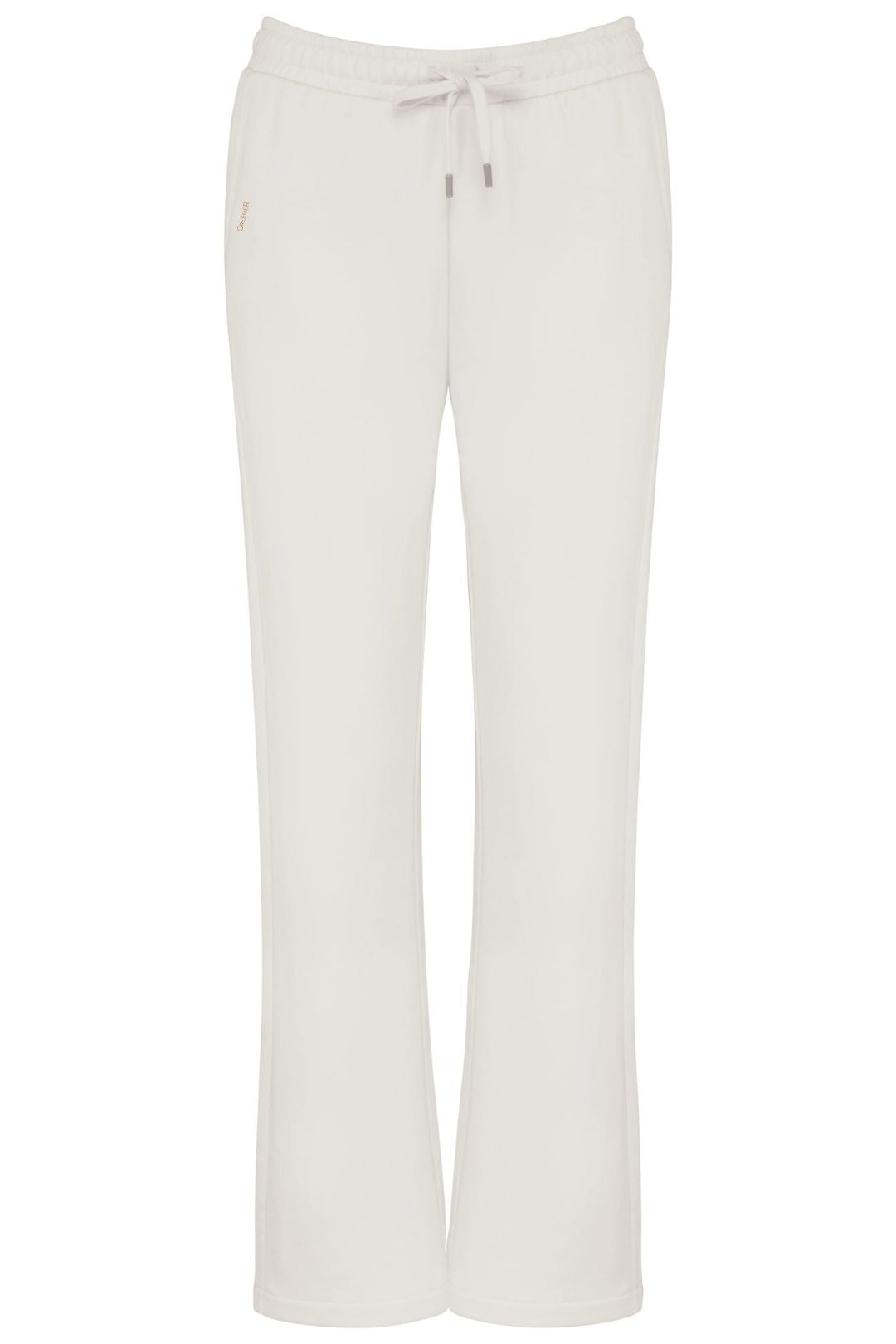 Pantalón recto cómodo algodón orgánico - Marfil