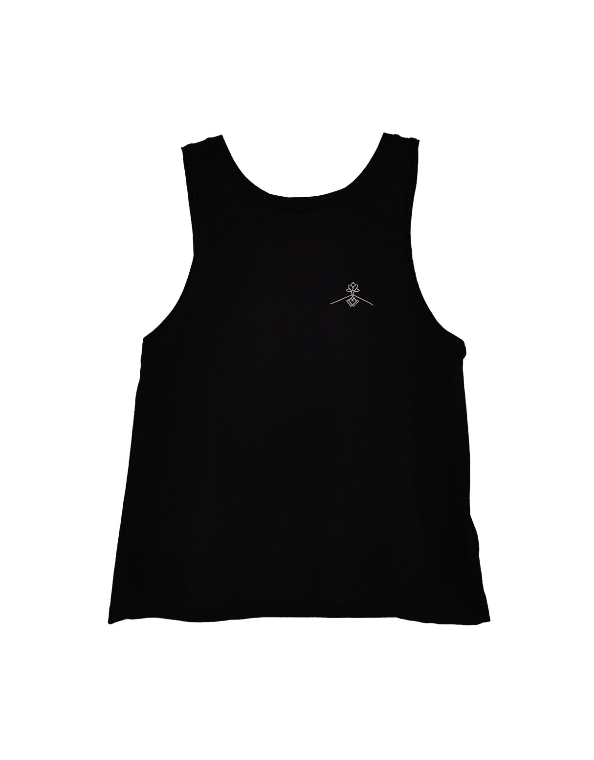 Camiseta tirantes holgada - Negro