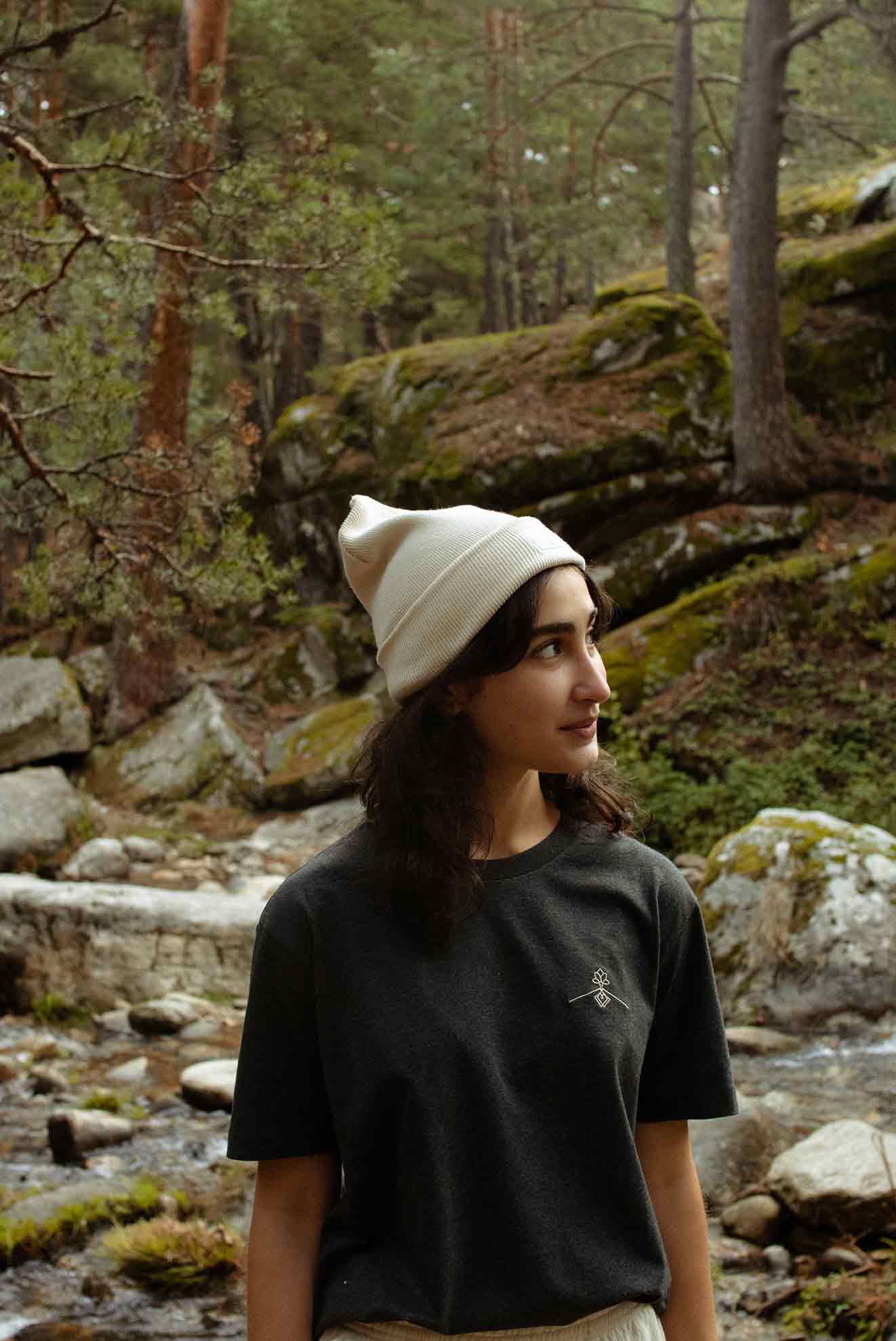 Gorro beanie algodón orgánico - Natural