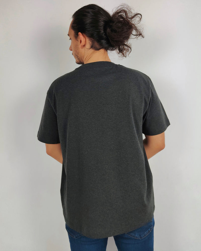 Camiseta Acacia - Gris Oscuro Jaspeado