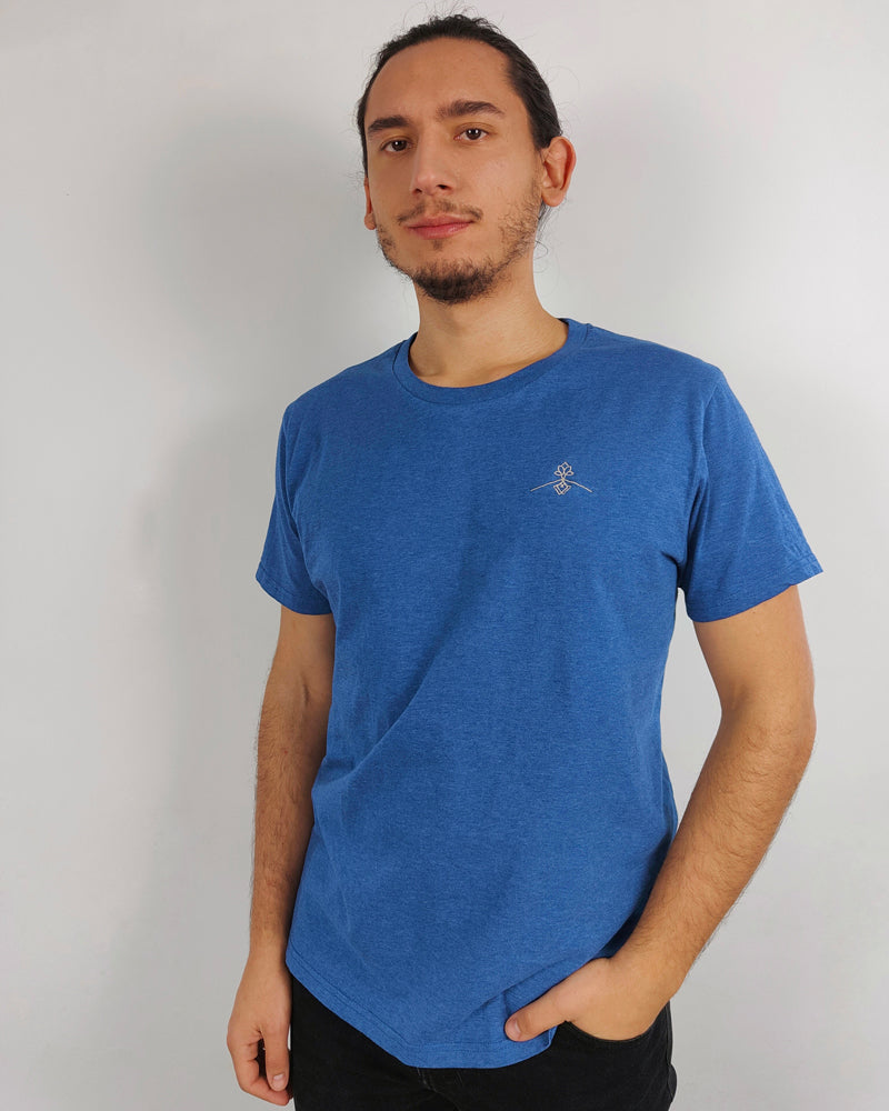 Camiseta regular fit - Azul Fiordo
