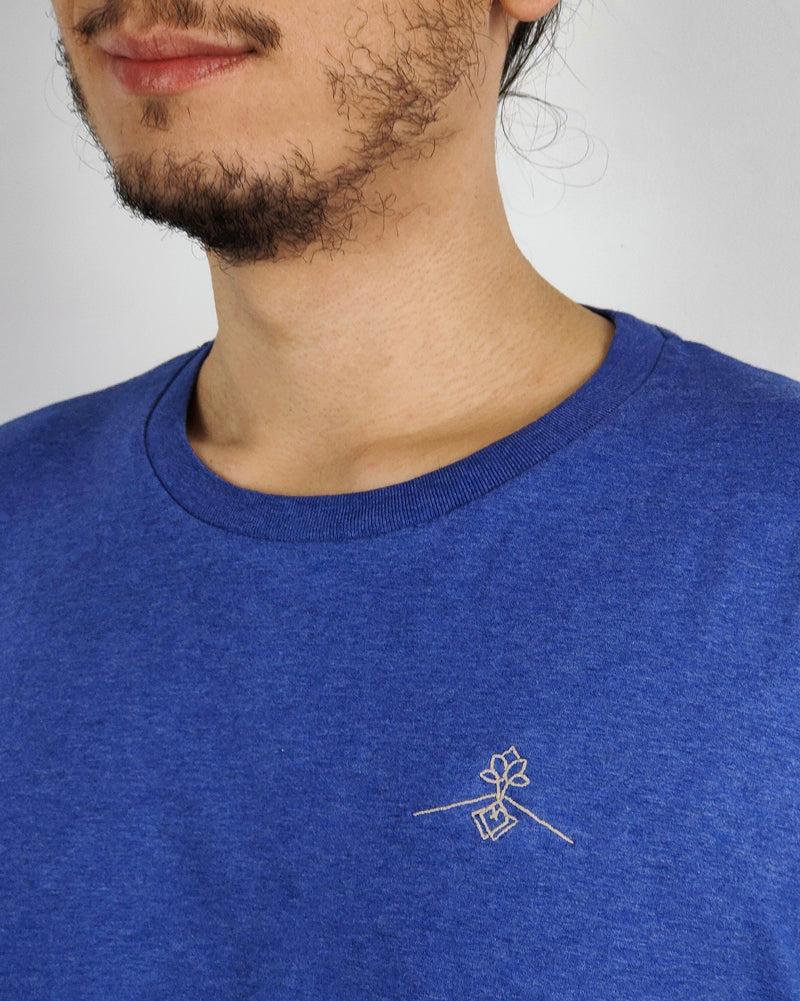 Camiseta regular fit - Azul Fiordo