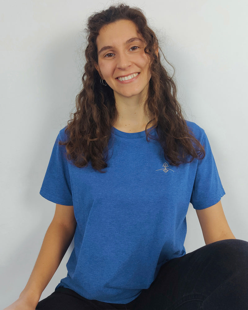 Camiseta regular fit - Azul Fiordo