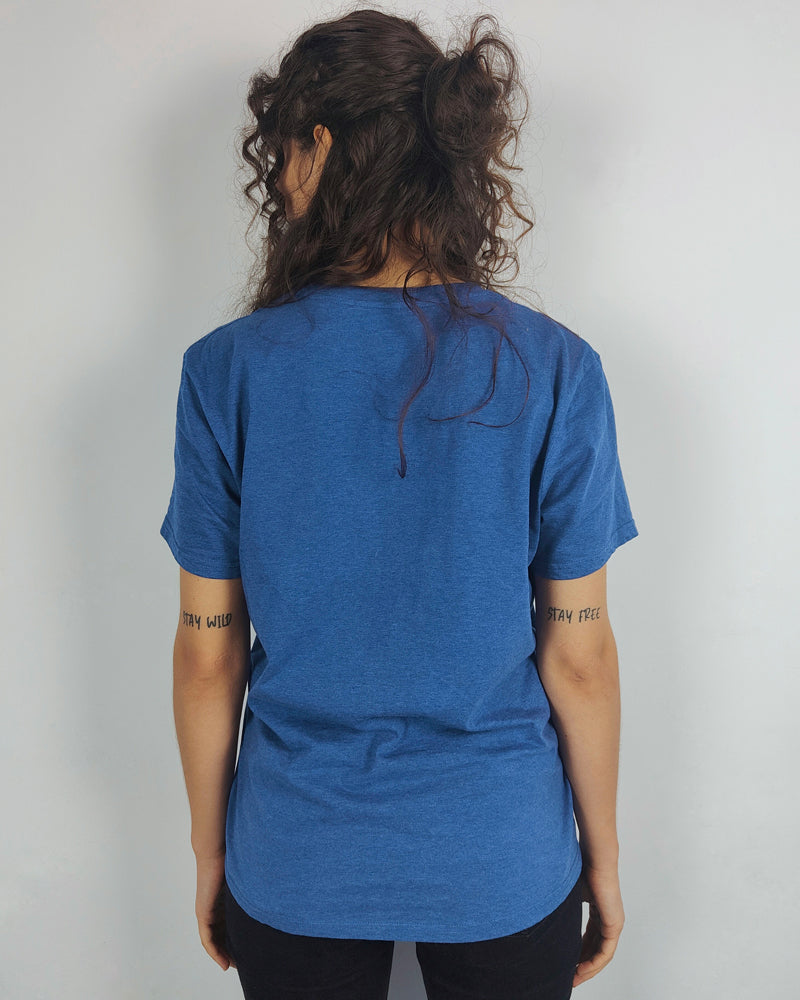 Camiseta regular fit - Azul Fiordo
