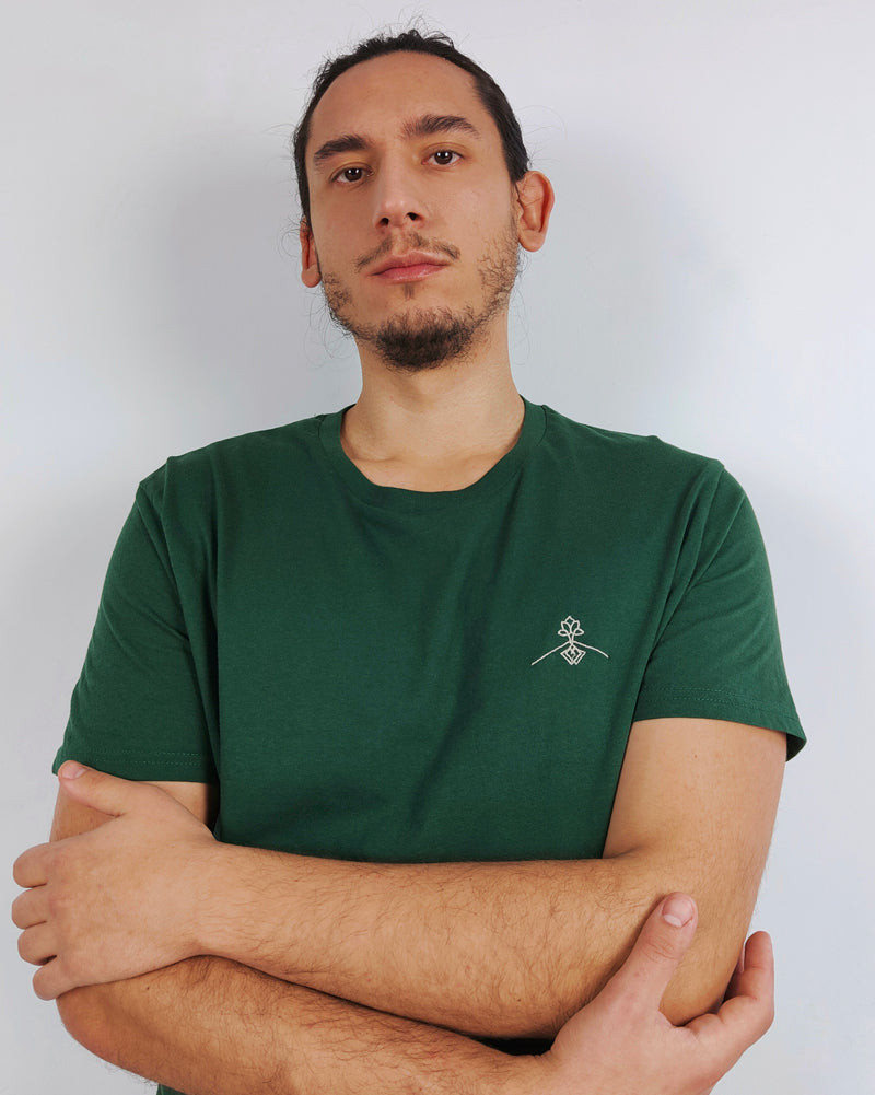 Camiseta regular fit - Verde Mineral