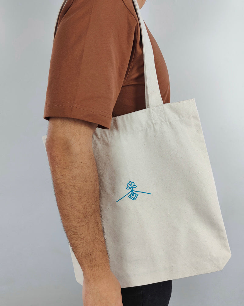 Bolsa reciclada canvas - Natural