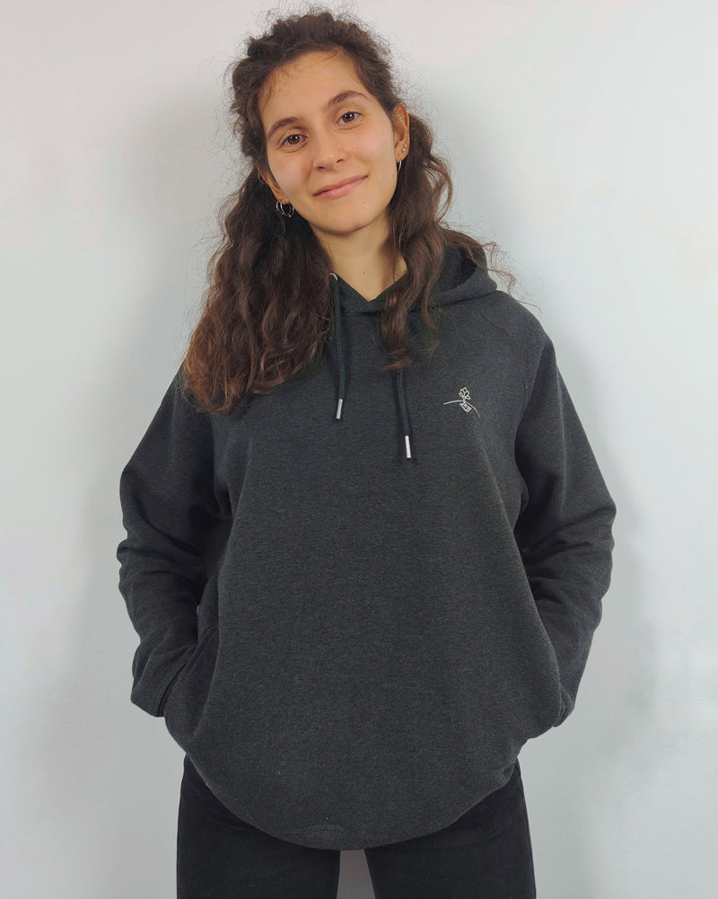 Regular fit hoodie - Dark Grey Heather