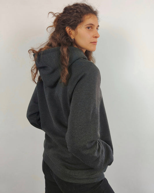 Regular fit hoodie - Dark Grey Heather