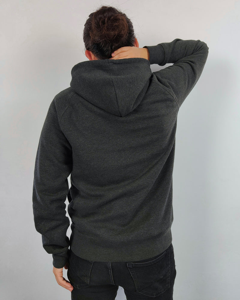 Regular fit hoodie - Dark Grey Heather