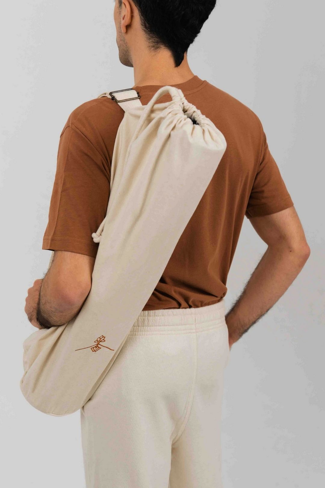 Sac de Yoga avec Poche Cachée - Naturel