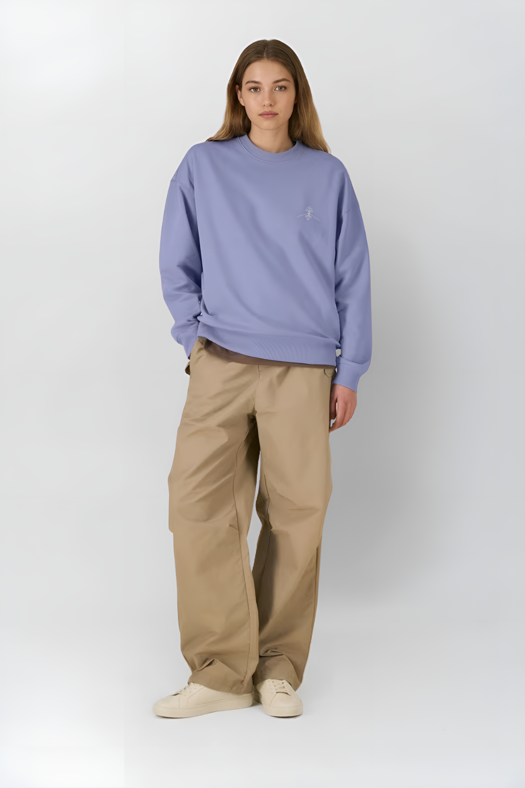 Sudadera algodón orgánico - Lavanda