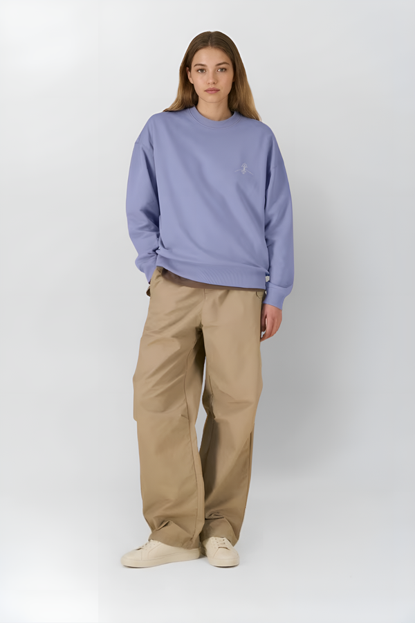 Sudadera algodón orgánico - Lavanda