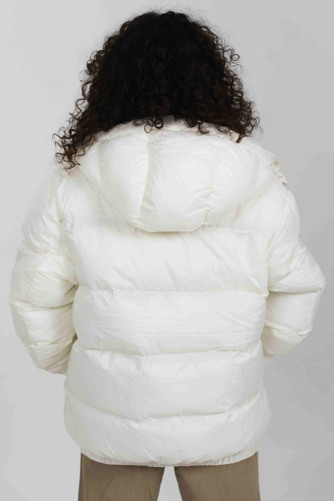 Anorak acolchado materiales reciclados - Blanco