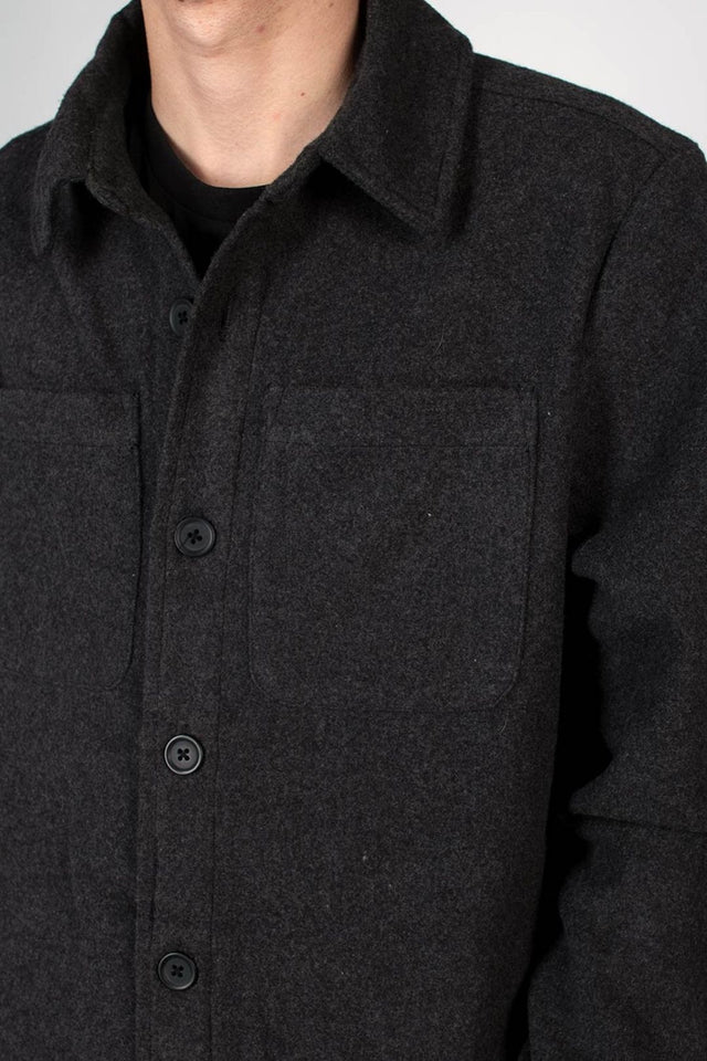 Veste coupe classique 100% recyclée - Gris Foncé Chiné